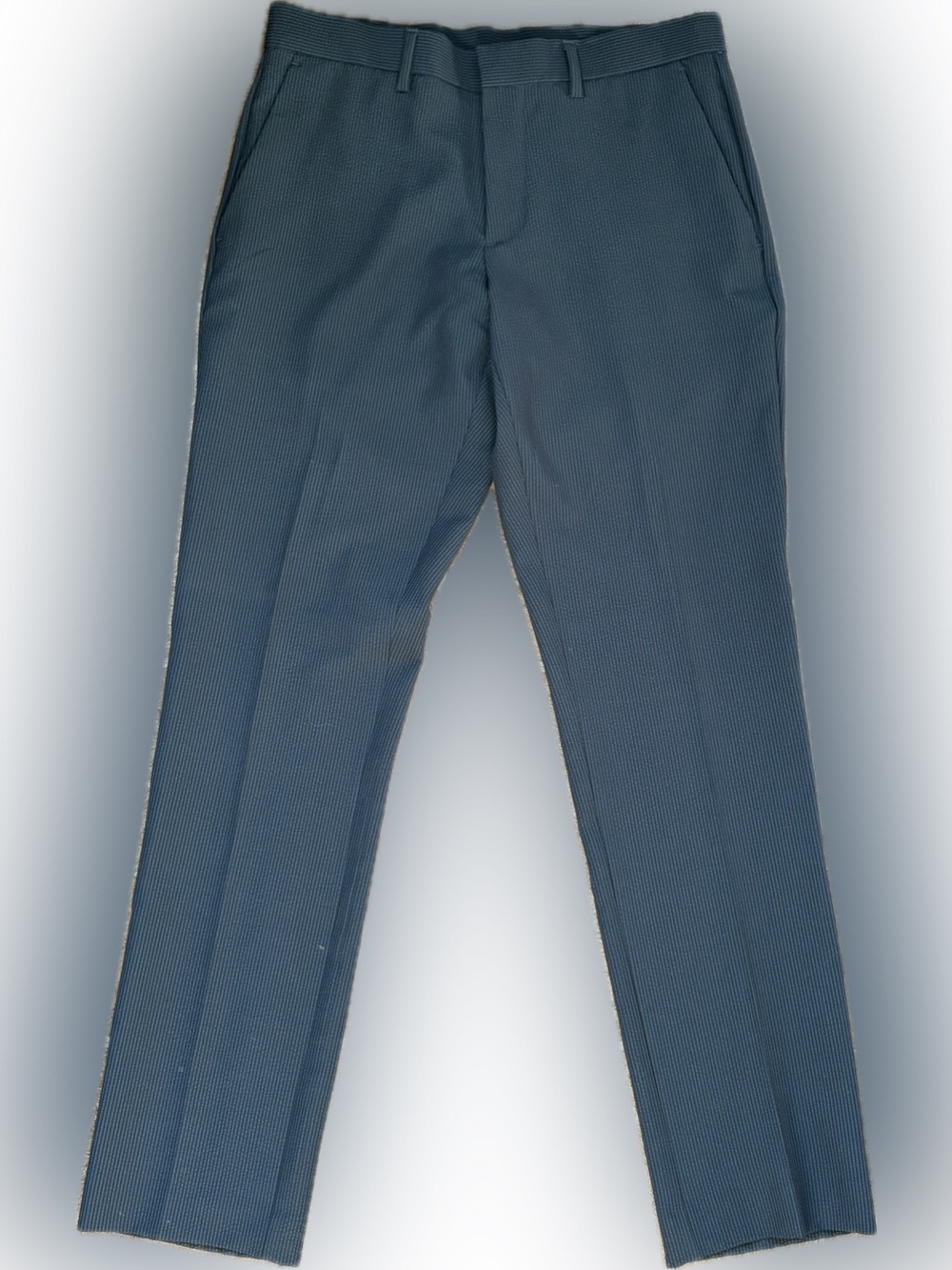 Perry Ellis Textured Slate Navy Blue Dress Pants